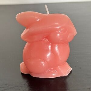 Pink Bunny Candle